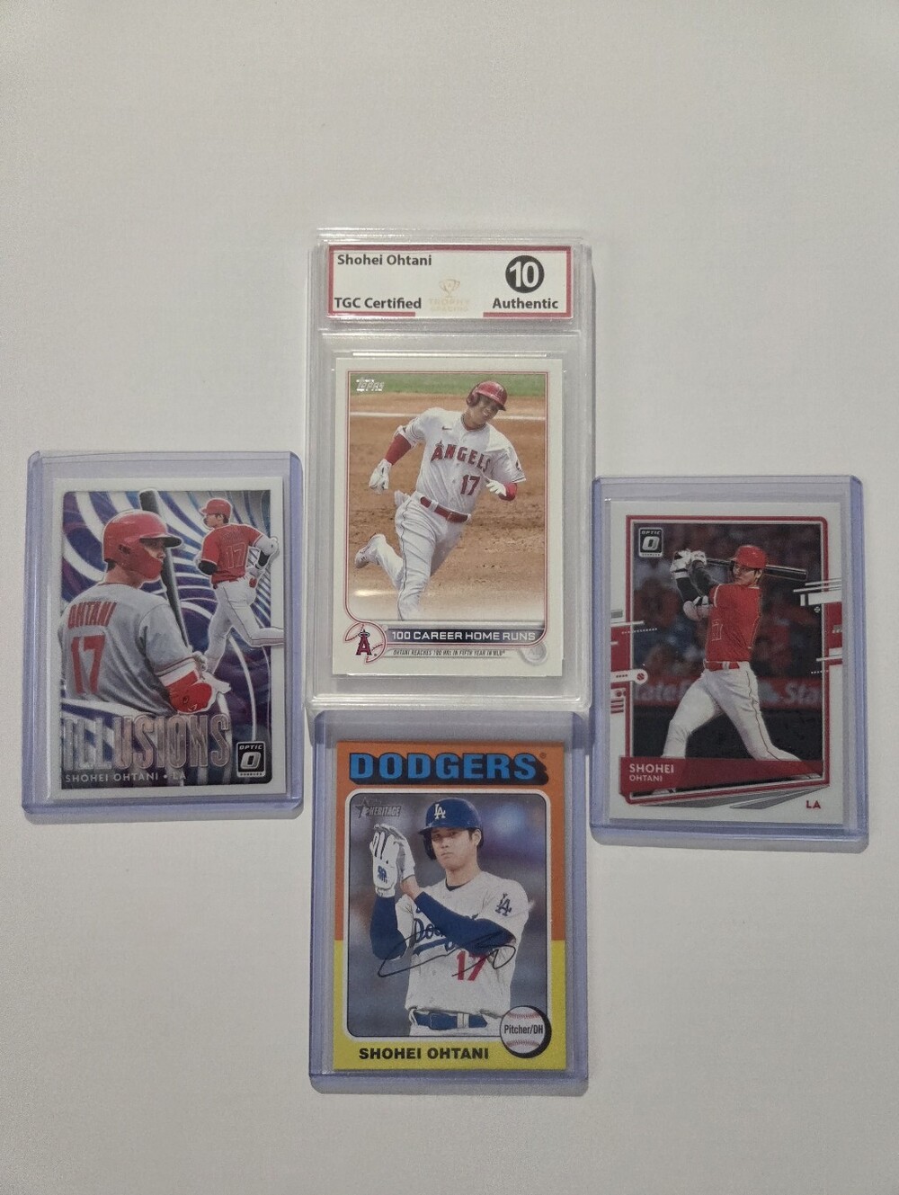 Shohei Ohtani Baseball Card Lot - TGC Certified Gem Mint 10